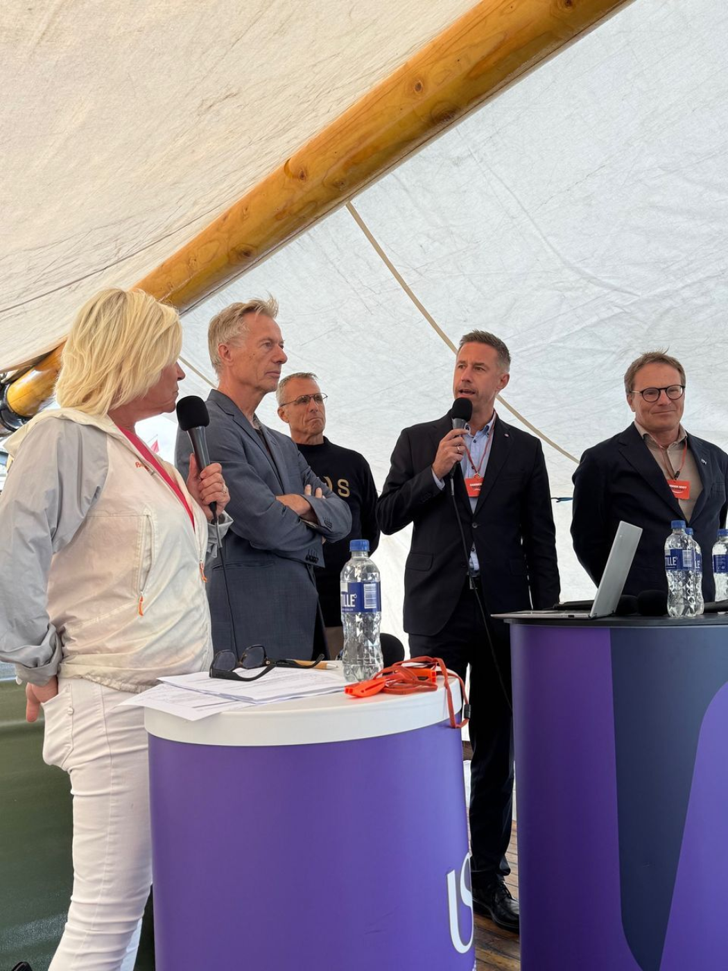 Siv Jensen leder årets debatt, bilde er fra fjorårets arrangement.